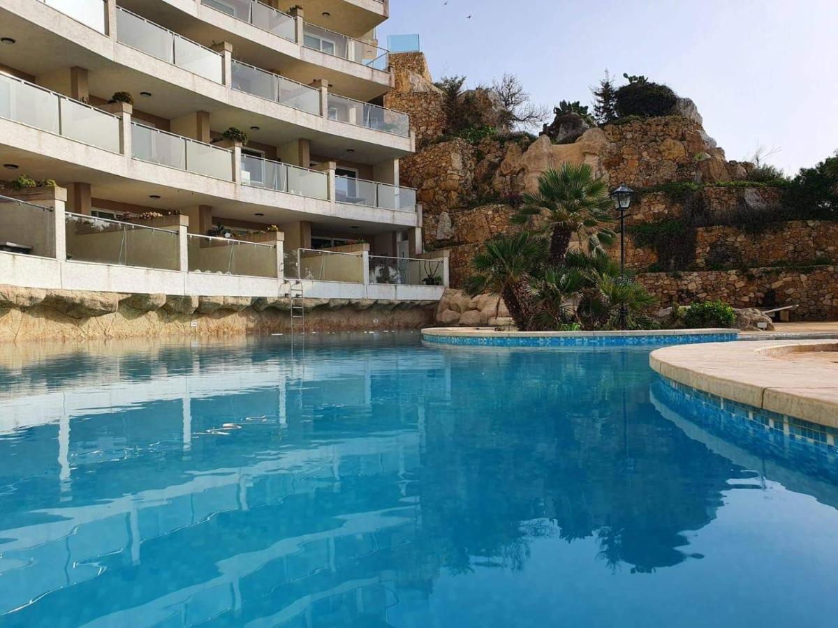 Sunset Holiday Apartment With Communal Pool + Views Ghajn Melel ภายนอก รูปภาพ